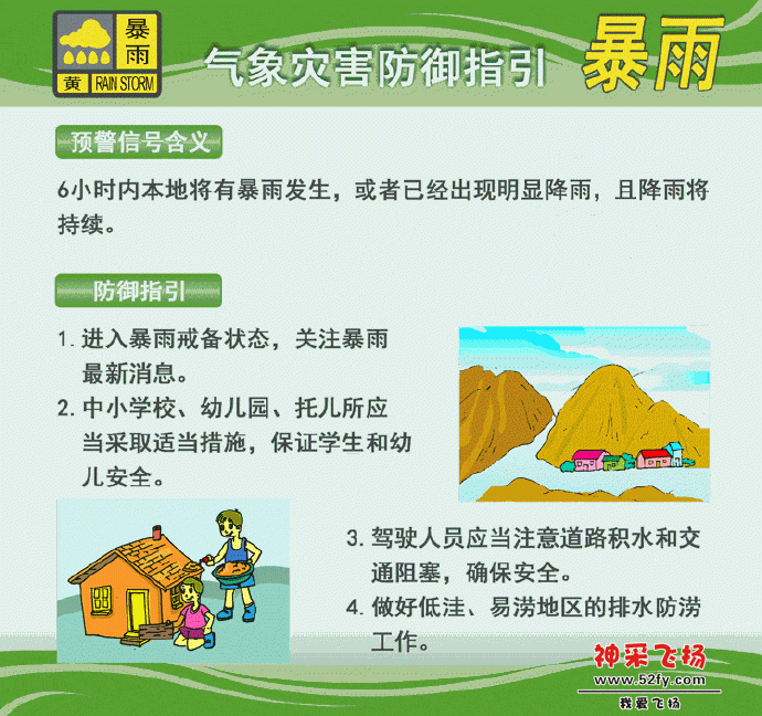 从化天气预警