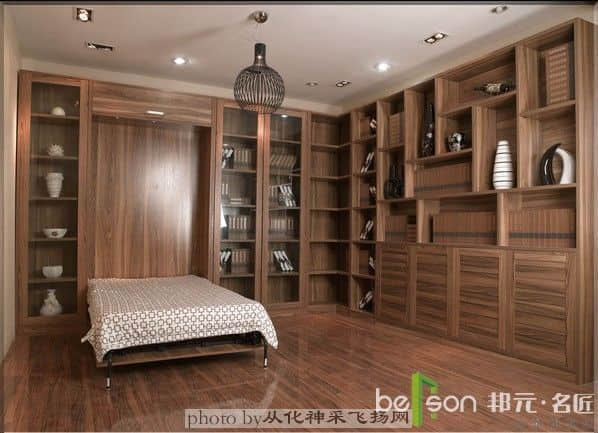 隐形床打开后